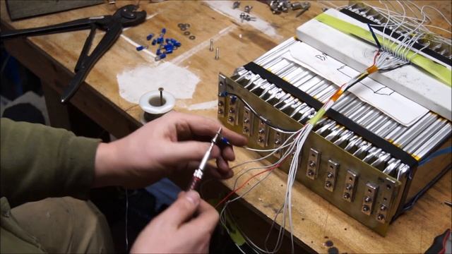 LG Chem Lithium Ion NCM Prismatic Pouch Battery Build.
