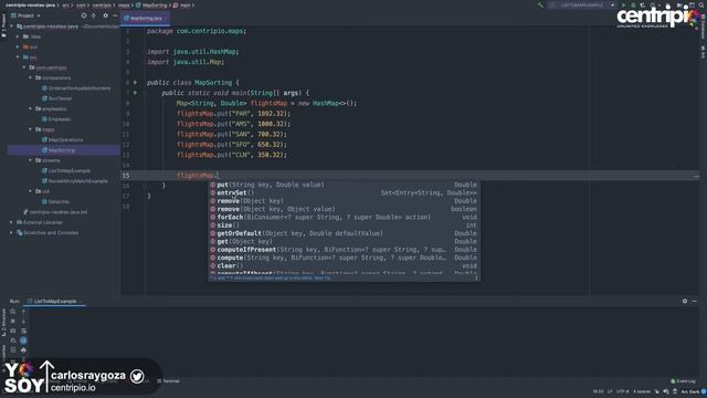 Receta Java: Ordenando Mapa (Map Sorting) con Streams смотреть онлайн