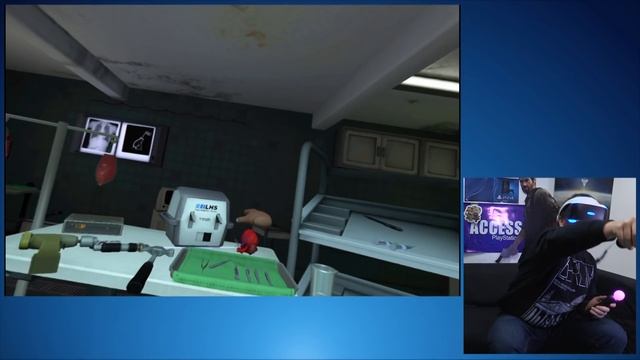 Surgeon Simulator ER on PS VR! Opening Bob in Virtual Reality! смотреть онлайн