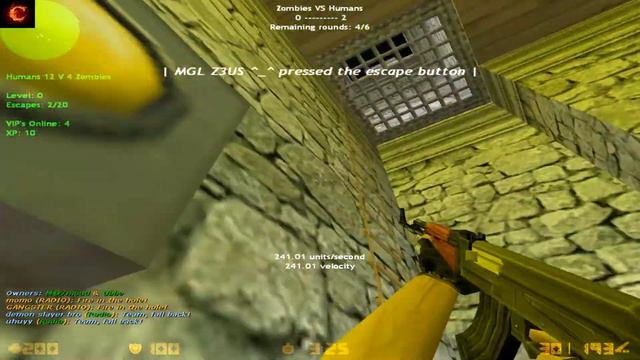 Counter Strike : Zombie Escape Mod - ze_castle_v1_fix | ALB Zombie Escape смотреть онлайн