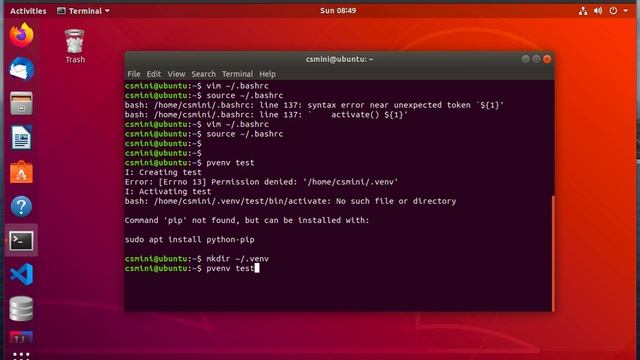 Python Virtual Environments - Shortcuts in Shell смотреть онлайн