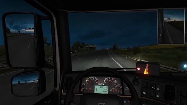 Euro Truck Simulator 2 [v 1.35.1.1s + 65 DLC] Рейс Lodz Польша--La Rochelle Франция.ч2 смотреть онлайн