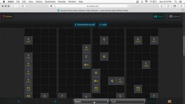 ChordU  App. (Chords To Any Song Fast)