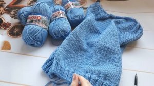 Свитер спицами. Реглан снизу. Часть 1. Обзор. Расчеты.