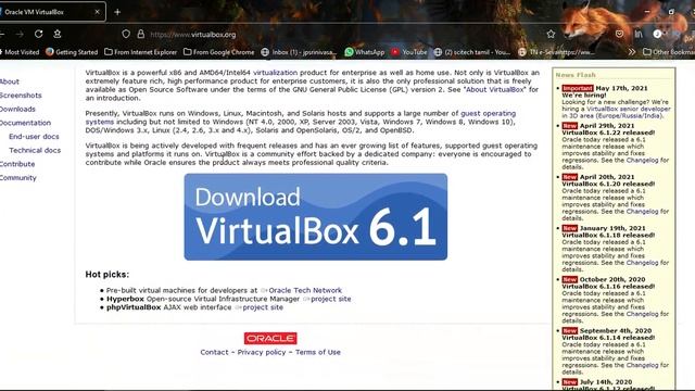 How to Download Oracle Virtual Box in Tamil | For all Platforms (OS) | Scitech tamil смотреть онлайн