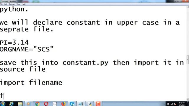 Constant Definition in python,Constant in Python,Python Tutorial in Hindi,Python Shiva Sir,Lecture5 смотреть онлайн