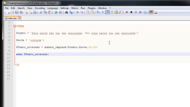 Tutorial PHP para iniciantes - 24 (Strings Replacement) смотреть онлайн