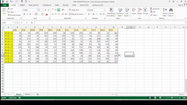 vba transpose function |transpose function in vba excel | transpose rows to columns in excel | VBA смотреть онлайн