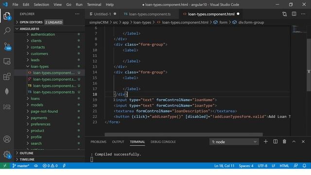 Angular 10 Tutorial #61 - Reactive Forms - FormBuilder | Angular 10 Tutorial For Beginners смотреть онлайн