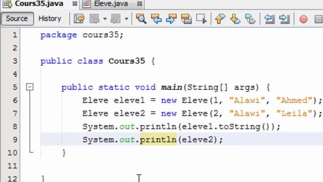 Java Cours درس جافا 55 La méthode toString смотреть онлайн