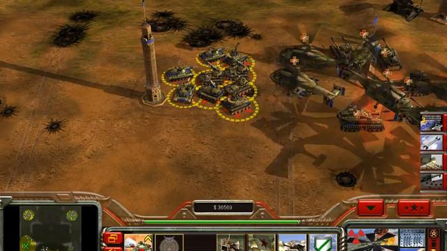 Nükleer Bombalar Command & Conquer Zero Hour general gecek savas 1 vs 2 смотреть онлайн