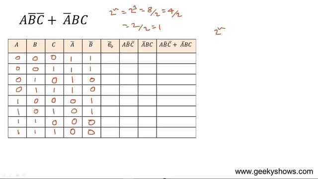 Truth Table of Boolean Expression (Hindi) смотреть онлайн