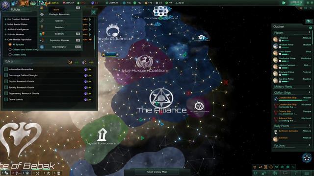 Stellaris Ironman Mode The Beginning and End Of the Democratic Alliance смотреть онлайн