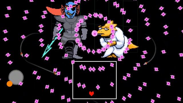 Battletale - custom battles - alphys and undyne (the orange soul experiment) смотреть онлайн