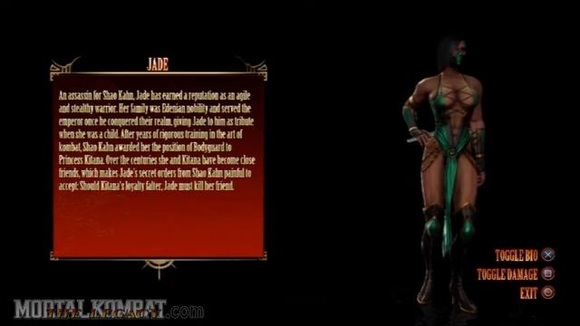 Mortal Kombat (2011) - Playstation 3 & Xbox 360 - Jade - Biography смотреть онлайн