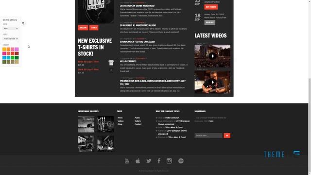 Soundboard - a Premium Responsive Music WordPress Theme Earl Jer смотреть онлайн