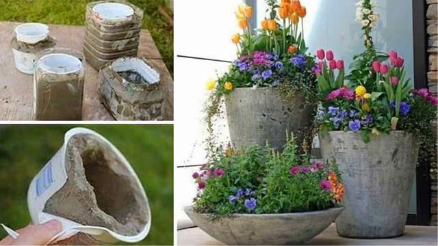 Какие ЦВЕТНИКИ можно сделать на любимой ДАЧЕ из подручных средств смотреть онлайн