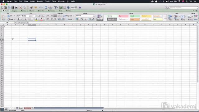 Mac OS Excel 2011 Başlangıç Rehberi - Hücre Kavramı смотреть онлайн