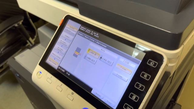 KonicaMinolta c224e печать тестовой страницы. Птичка. смотреть онлайн