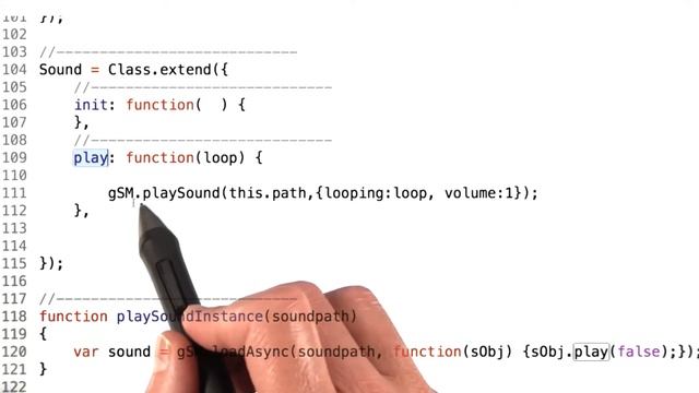Attaching Sounds to Entities - HTML5 Game Development смотреть онлайн