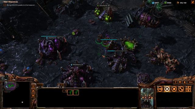 StarCraft: Mass Recall v6.1 - Overmind 02 - Egression смотреть онлайн