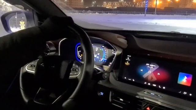 GEELY COOLRAY в мороз -40° смотреть онлайн