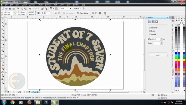 Cara Merubah Warna Gambar JPG di Coreldraw смотреть онлайн