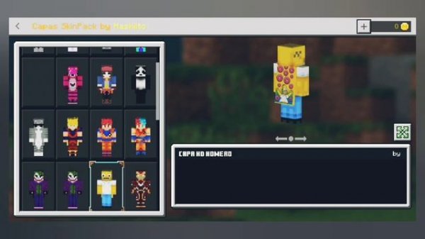Skin with HD Capes | Minecraft PE