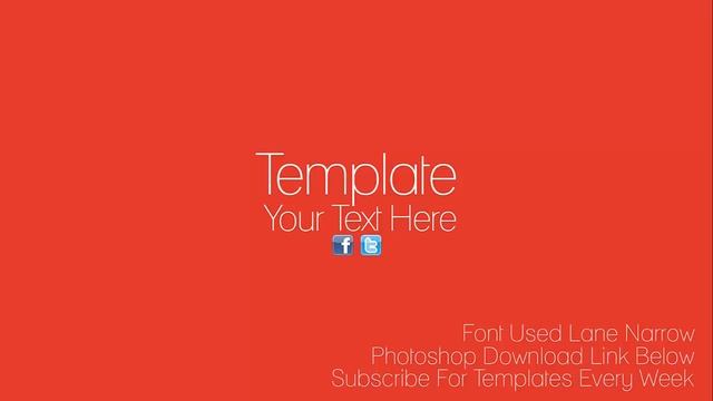 Simple Channel Art Template 2 - Free Photoshop Download смотреть онлайн
