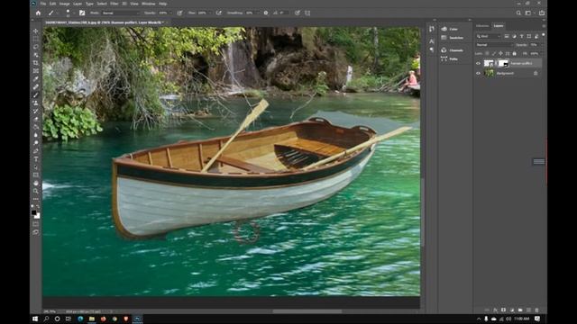 how to creatively blend two images in photoshop (sinhala tutorial) смотреть онлайн
