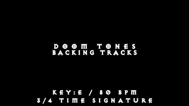 3/4 Stoner Rock Backing Track 80 bpm Key E смотреть онлайн