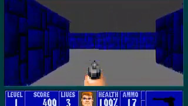 Wolfenstein 3D, 1992 Геймплей