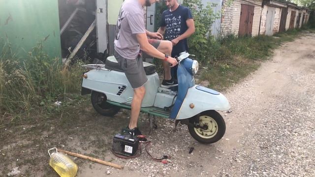 Покупка мотороллера Турист ,начало проекта . смотреть онлайн