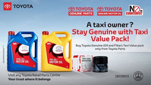 Exclusive offer only for Toyota Taxis - Toyota Genuine Taxi Value Package смотреть онлайн