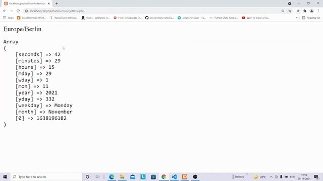 getdate function website development with php смотреть онлайн