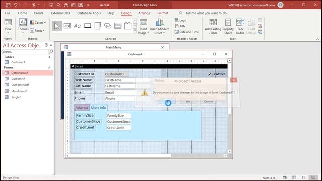 How to Use a Tab Control in Microsoft Access to Group Other Controls Together (Tab Pages) смотреть онлайн