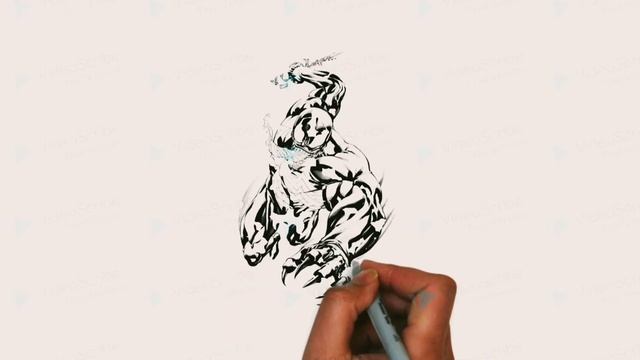 Рисуем Венома/how to draw a venum смотреть онлайн