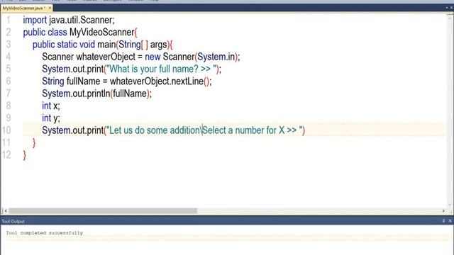 JAVA: Using Scanner (java.util.Scanner) смотреть онлайн