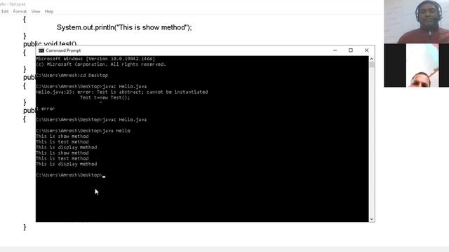 Java Abstract class and Interface смотреть онлайн