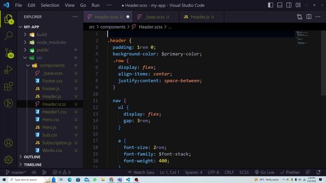 scss tutorial смотреть онлайн