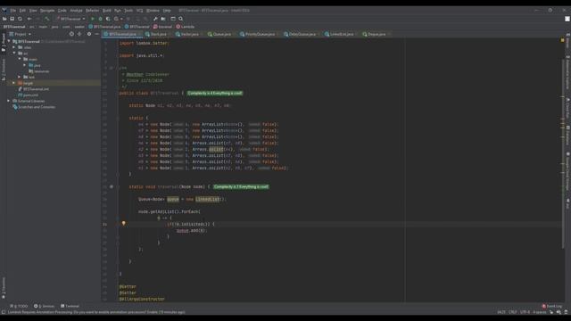 Breadth First Search Traversal (Java Queue Implementation) смотреть онлайн