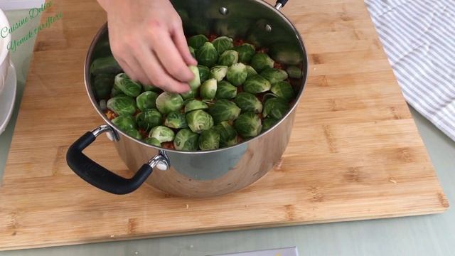 RECETTE CHOUX DE BRUXELLES❗️Brüksel lahanalı tarif смотреть онлайн