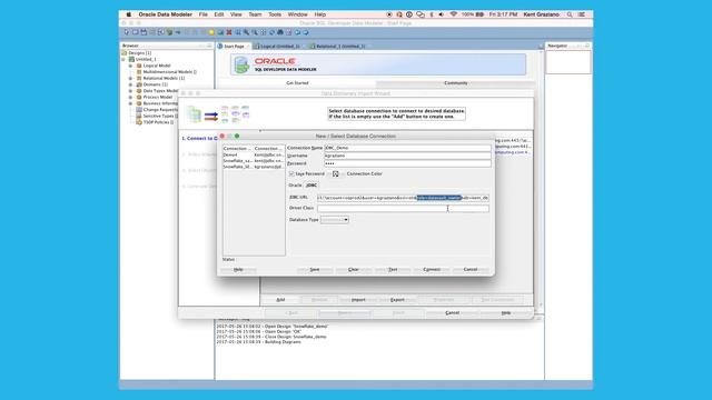 Connecting to Snowflake with Oracle SQL Developer Data Modeler (SDDM) смотреть онлайн