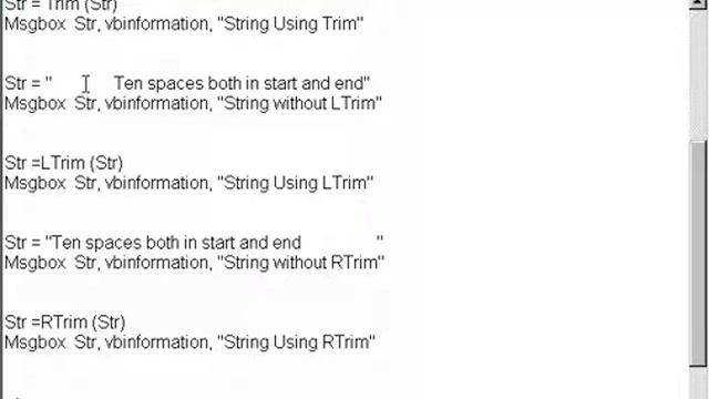 How to Trim Spaces - VBScript смотреть онлайн