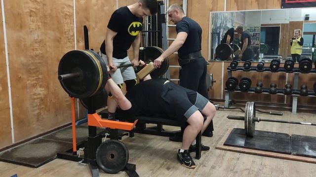 Жим на брусок 170кг. 3 по 2 смотреть онлайн