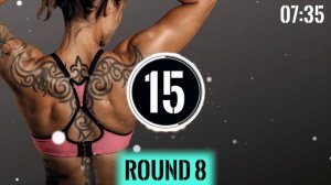 HIIT Workout Timer With Music // 40/20 HIIT Timer // 15 Minutes Tabata