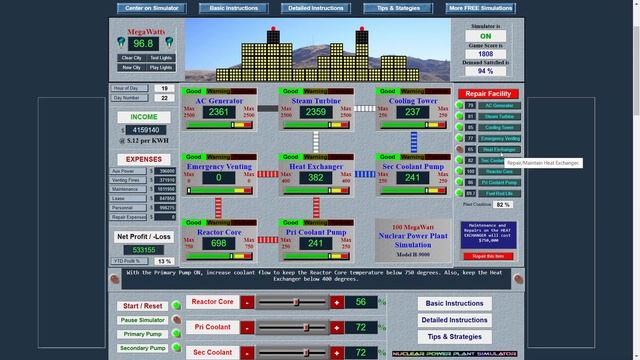 Nuclear Power Plant Simulator Online Tutorial