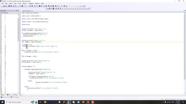 Java code for roller coaster Program : تمرين عن برنامج بالجافا خاص بقطار الموت او الأفعوانية смотреть онлайн
