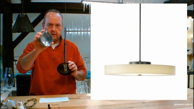 Hubbardton Forge Disq LED pendant Medium 139710 смотреть онлайн