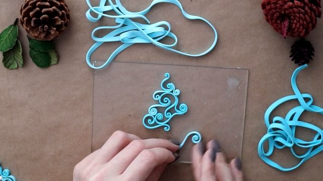 Мастер-класс: Ажурная елочка из полимерной глины FIMO/polymer clay tutorial смотреть онлайн
